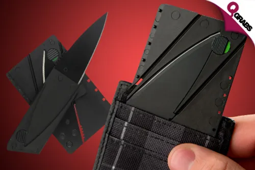 From QR19, Be Prepared with Credit-Card Sized Foldable Knives! (Up to QR78 Value)